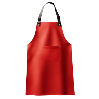 Red Shopping Tote Bag on Transparent Background png