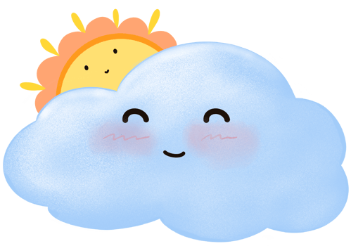 Sun and Cloud png