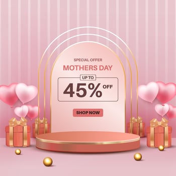 Happy Mothers Day Sale vector