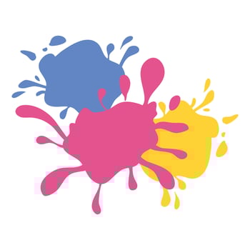 Holi day colorful paints celebration vector