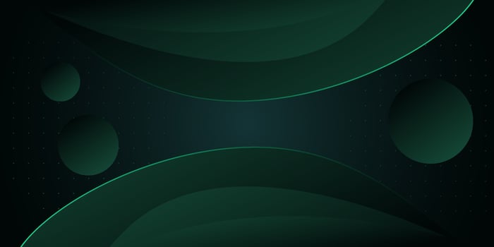 Abstract futuristic dark green wave background with light and shadow. Eps10 vector