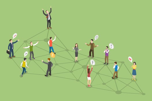3D Isometric Flat Conceptual Illustration of Sociology And Anthropology vector