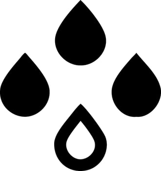 Raindrop Pattern Emblem Set vector