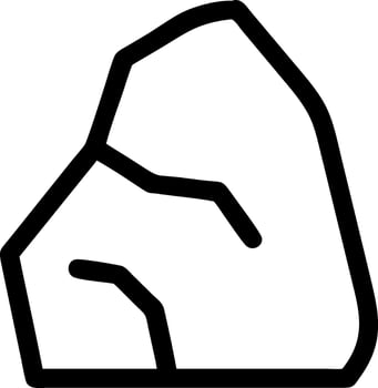 Earthy Rock Icon Collection vector
