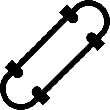 Unique Skateboard Symbol Collection vector