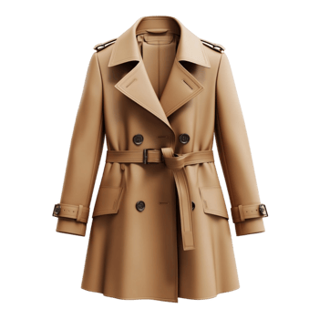 Sophisticated Long Brown Trench Coat Perfect For Formal And Casual Wear png
