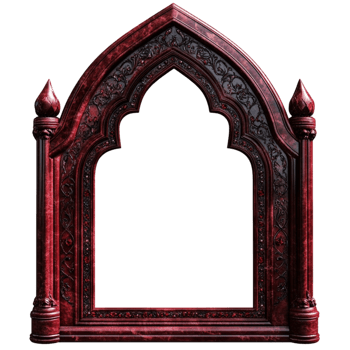 Traditional Red Gateway Structure Perfect For Cultural And Historical Themes png