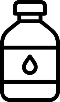 Sleek Water Bottle Symbol Collection vector