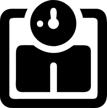 Simple Weighing Scales Badge Designs vector