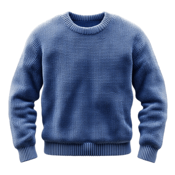blue sweater on transparent background png