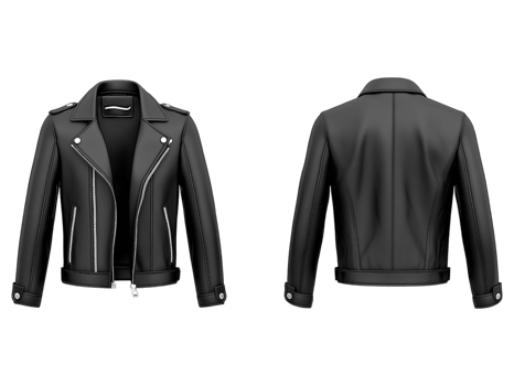 A black jacket on a black background png