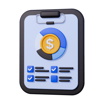 online accounting 3D Illustration png