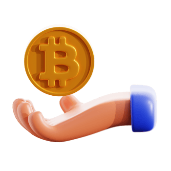 crypto saving 3D Illustration png