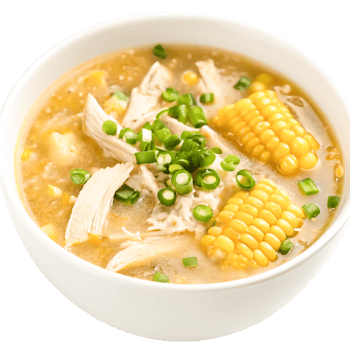 Creamy Chicken and Corn Soup Recipe Delicious, Easy, and Healthy png