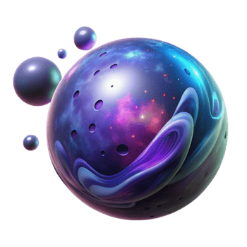 extraordinary artistic A solitary, glowing orb of energy floating in the vast expanse of space, surrounded by swirling cosmic dust. Abstract art style, vibrant colors detailed png