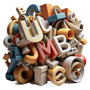 serene abstract A chaotic jumble of letters and numbers, forming an abstract typographic composition, with a grunge aesthetic and high contrast lighting exclusive png