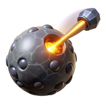 impressive artistic A powerful energy beam, emanating from a colossal orbital weapon, strikes a planet's surface. Realistic atmospheric effects. Intense, bright lighting.... png