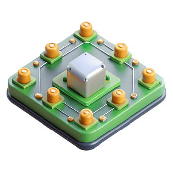 elegant traditional A single circuit board, intricate pathways and components, highly detailed and realistic, technical illustration style authentic png