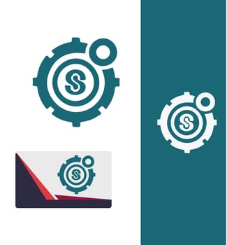 Financial Footprint finance chart vector