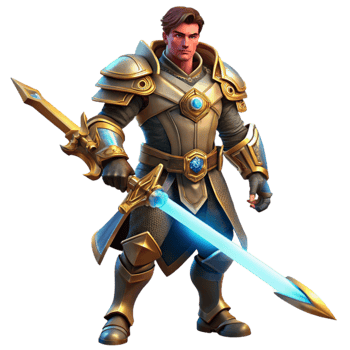 beautiful vintage dramatic traditional A steampunk warrior wearing intricate armor and wielding a glowing sword, dramatic backlighting, heroic fantasy style original professional png
