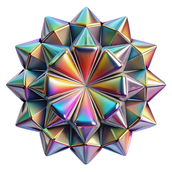 stunning modern stunning traditional A kaleidoscope of fractured, mirrored surfaces, reflecting distorted fragments of a vibrant, rainbow gradient, illuminated by a sharp, directional light... png