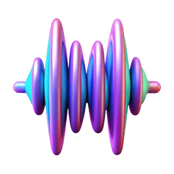extraordinary minimalist serene classic An abstract representation of sound waves, visualized as pulsating, colorful bands of light, synthwave style, vibrant, neon lighting exclusive genuine png