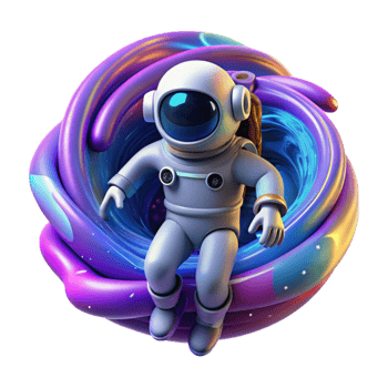 impressive vintage serene abstract A lone astronaut floating in the void of space, surrounded by swirling galaxies, vibrant colors, cosmic horror style, dramatic lighting original original png