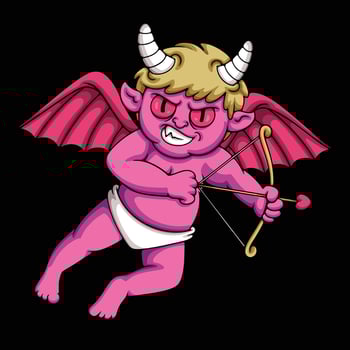 angel devil illustration vector