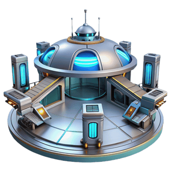 extraordinary traditional magnificent minimalist A futuristic space station, sleek metallic surfaces, glowing lights and displays, zero gravity, cinematic lighting, science fiction style exclusive... png