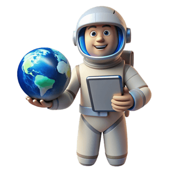 beautiful modern magnificent classic A lone astronaut holding a transparent tablet displaying the Earth, illuminated by the bright white light of a nearby nebula, photorealistic style professional... png