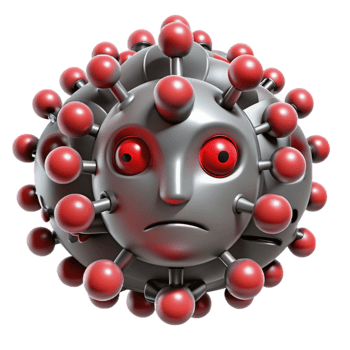 extraordinary rustic impressive rustic A swarm of nanobots forming a human face, each bot emitting a tiny red light, abstract style high quality professional png