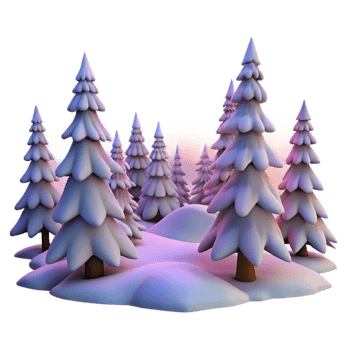 serene rustic serene contemporary A snow-covered pine forest at dawn, with soft, pastel colors and a serene, peaceful atmosphere, in an Impressionist painting style original exclusive png