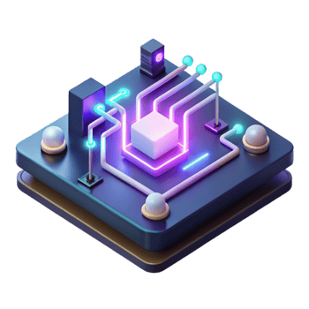 vibrant abstract beautiful creative A microscopic view of a circuit board, intricate pathways, glowing neon lights, abstract, technological, futuristic exclusive detailed png