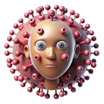 wonderful contemporary elegant rustic A nanobot swarm forming the shape of a human face, microscopic detail, bright, clinical lighting, scientific illustration style original premium png