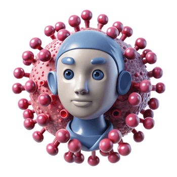 impressive minimalist serene traditional A nanobot swarm forming the shape of a human face, microscopic detail, bright, clinical lighting, scientific illustration style exclusive premium png