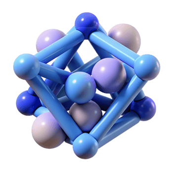 stunning creative Chromatic aberration effect applied to a geometric composition of intersecting planes and spheres, lit by a soft, diffused blue light, in a minimalist style high resolution png
