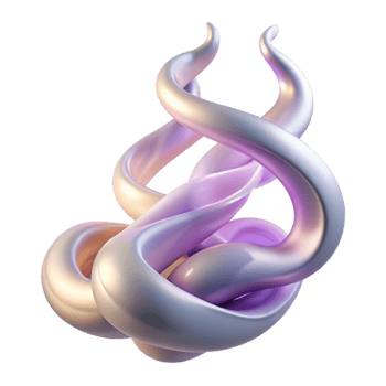 serene traditional Intertwined, flowing ribbons of smoke and light, in shades of lavender, rose, and silver, illuminated by a gentle, diffused light detailed png