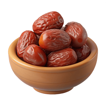 oleaster jujubes in clay bowl for decoration png
