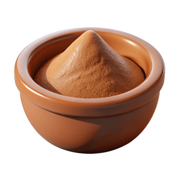 sumac powder in clay pot for decoration png