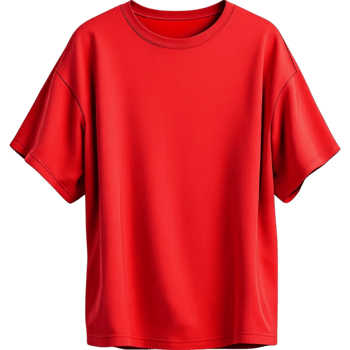 Blank Red T-Shirt Template png