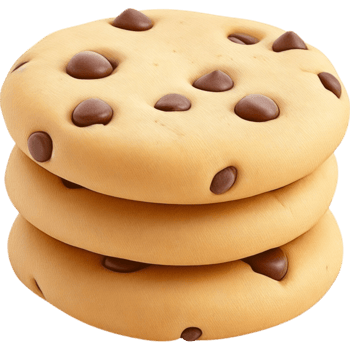 Stack of Chocolate Chip Cookies png