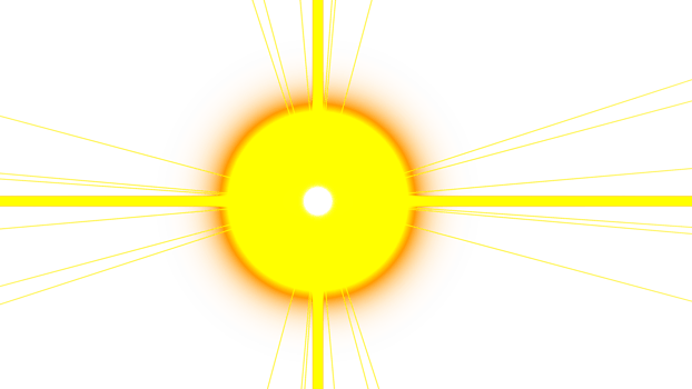 Abstract sunburst design with warm tones. png