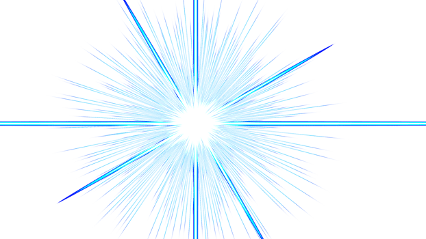 Dynamic Radiant Yellow Lines Radiating from a Central Point png