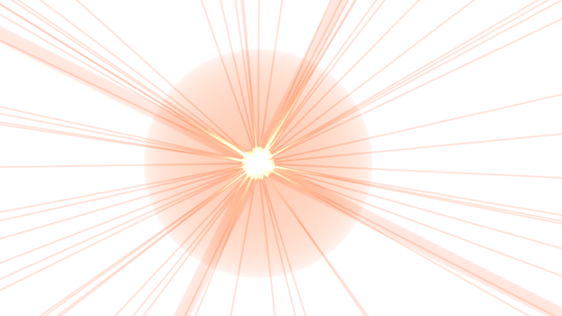 Dynamic Abstract Radiating Light Burst png