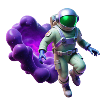 stunning traditional A lone astronaut, clad in a bioluminescent spacesuit, drifting through a nebula of swirling emerald and violet gases, lit by the distant glow of a dying star.... png