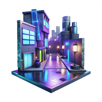 stunning traditional Cyberpunk street scene, holographic advertisements, neon lights, rainy night, gritty style, digital painting, high quality png