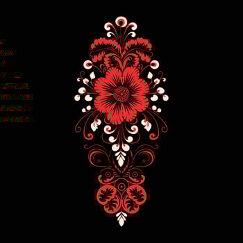 Artisanal Leaf Art vector