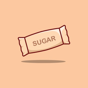 Sugar Cartoon Illustration vector