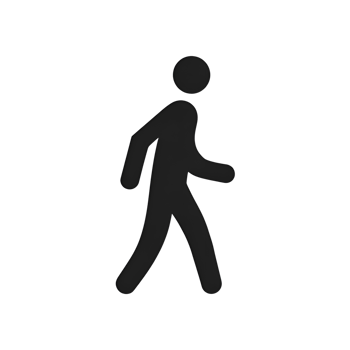 a walking figure with a plain png