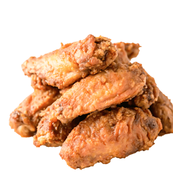 Crispy Golden Fried Chicken Wings Delicious Food Photography png